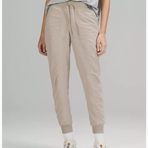 Lululemon Dance Studio Mid-Rise Jogger Raw Linen Size 2